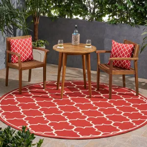 Outdoor Trefoil Area Rug - NH555803 patio chairs, outdoor seating