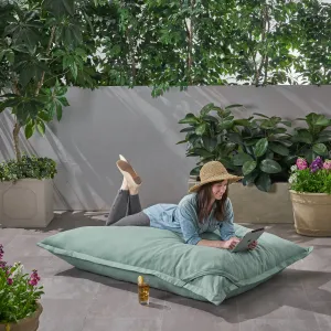 Outdoor Water Resistant 5.5X4 Lounger Bean Bag - NH820803 patio chairs, outdoor seating