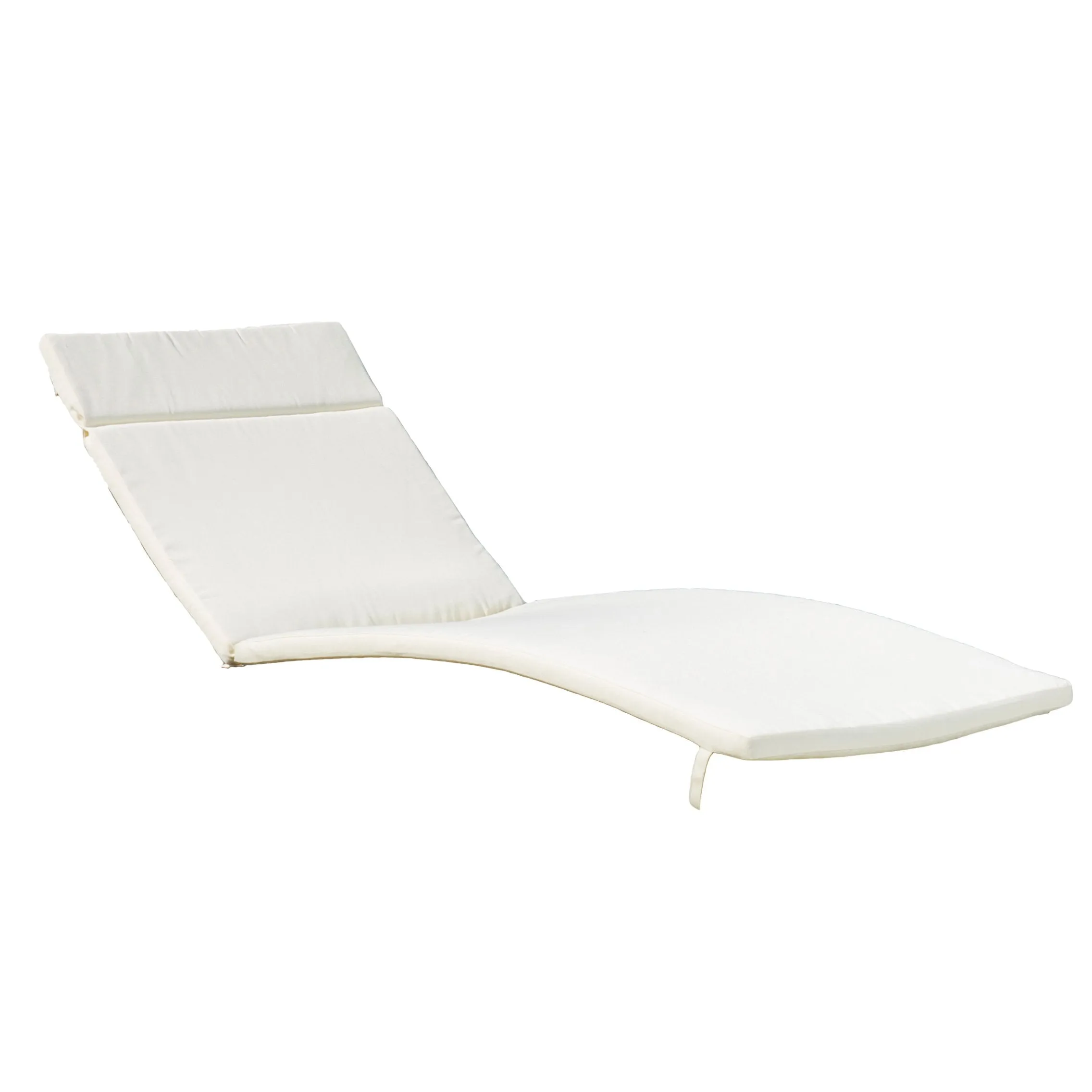 Outdoor Water-Resistant Fabric Chaise Lounge Cushions (Set of 2) - NH424612