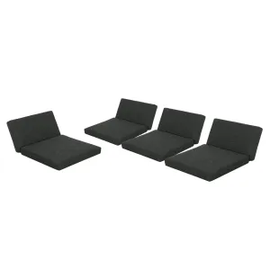 Outdoor Water Resistant Fabric Club Chair Cushions (Set of 4) - NH084313 patio chairs, outdoor seating