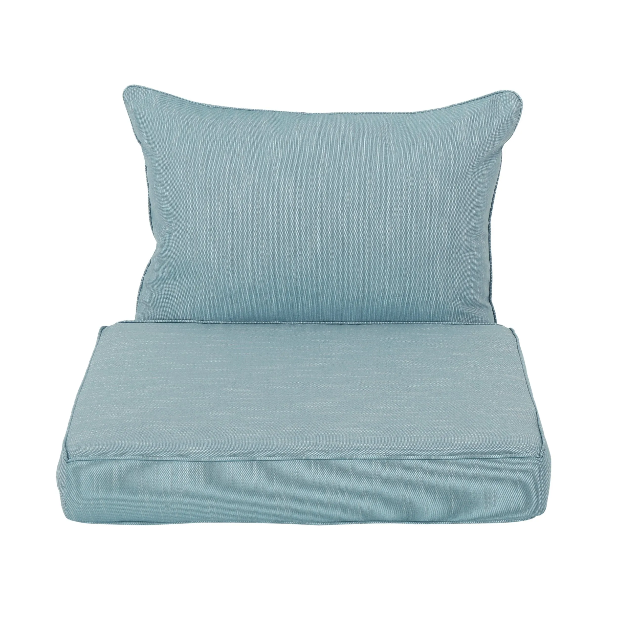 Outdoor Water Resistant Fabric Club Chair Cushions with Piping - NH914313 patio chairs, outdoor seating