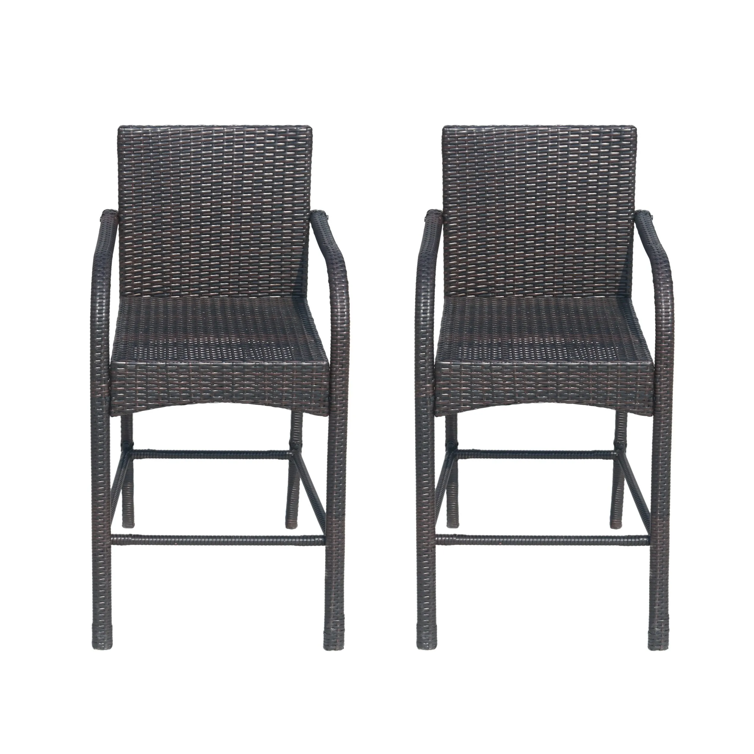 Outdoor Wicker Barstool Chair (Set of 2) - NH243113