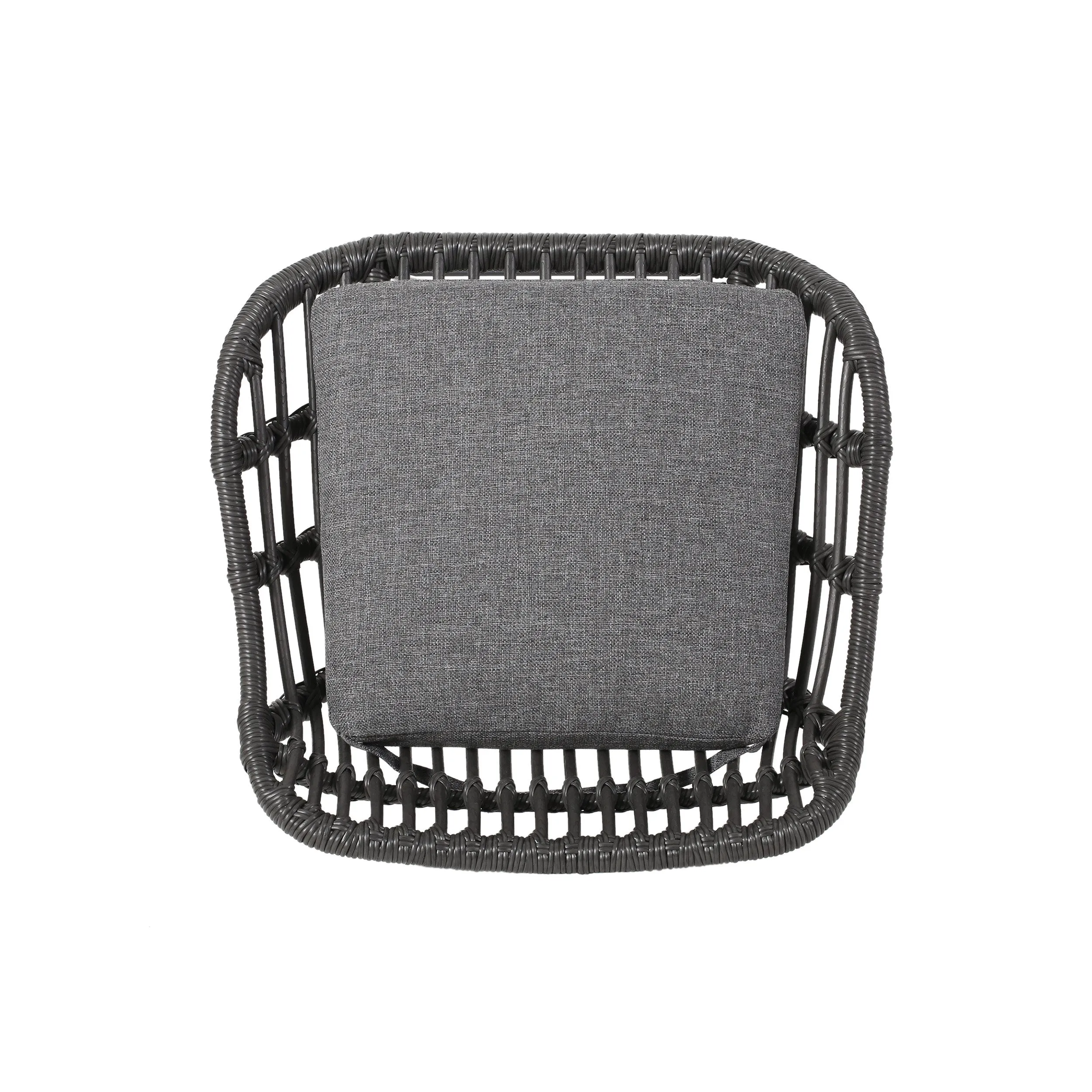 Outdoor Wicker Barstools with Cushions (Set of 4) - NH950013