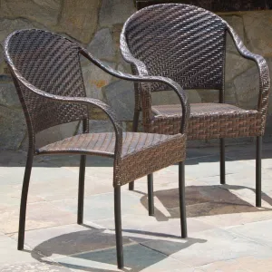 Outdoor Wicker Chair (Set of 2) - NH404612 patio chairs, outdoor seating