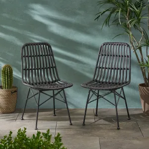 Outdoor Wicker Dining Chair (Set of 2) - NH199903 chandelier, pendant light