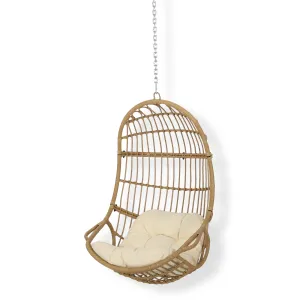 Outdoor Wicker Hanging Chair with 8 Foot Chain (NO STAND) - NH095313 patio chairs, outdoor seating