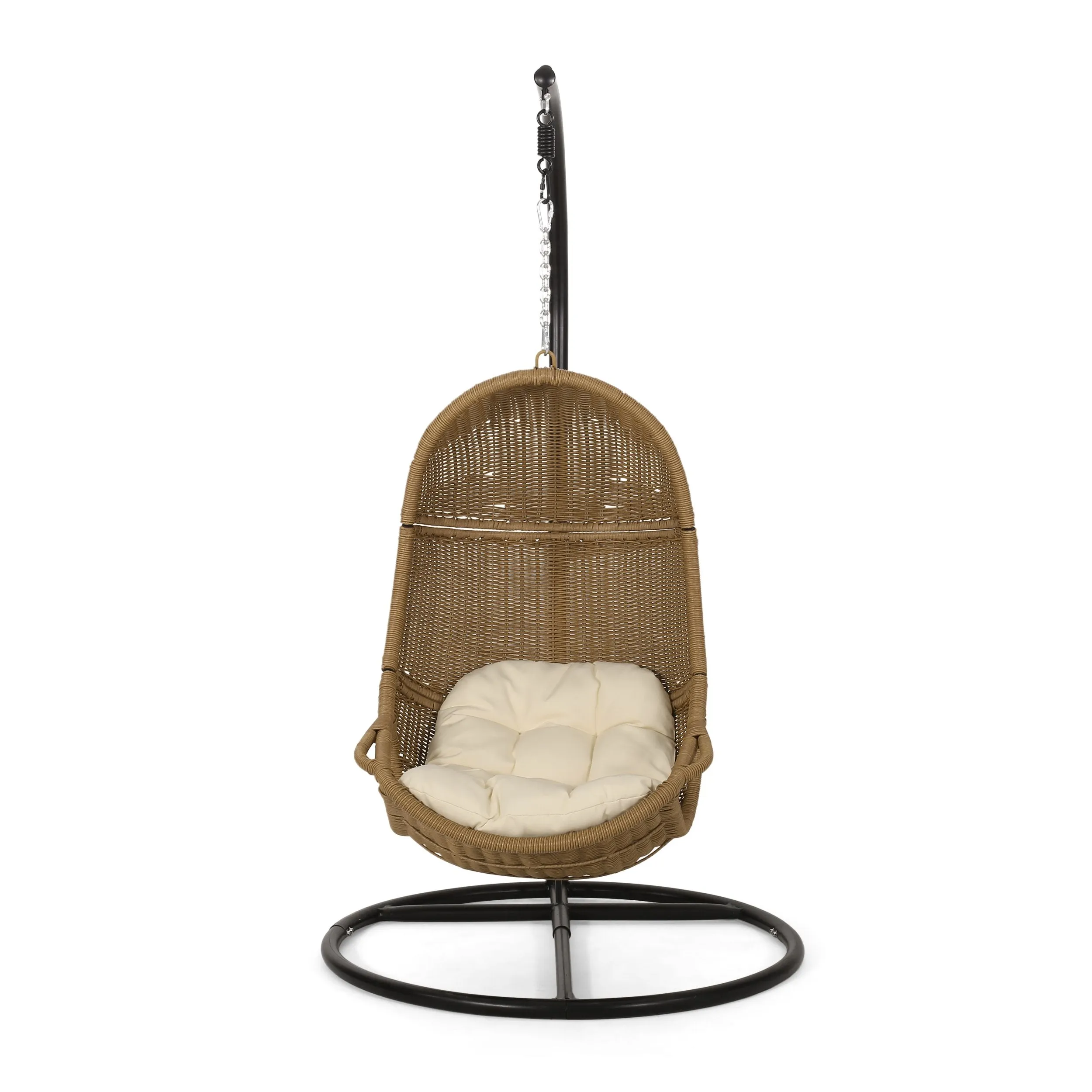 Outdoor Wicker Hanging Chair with Stand - NH195313