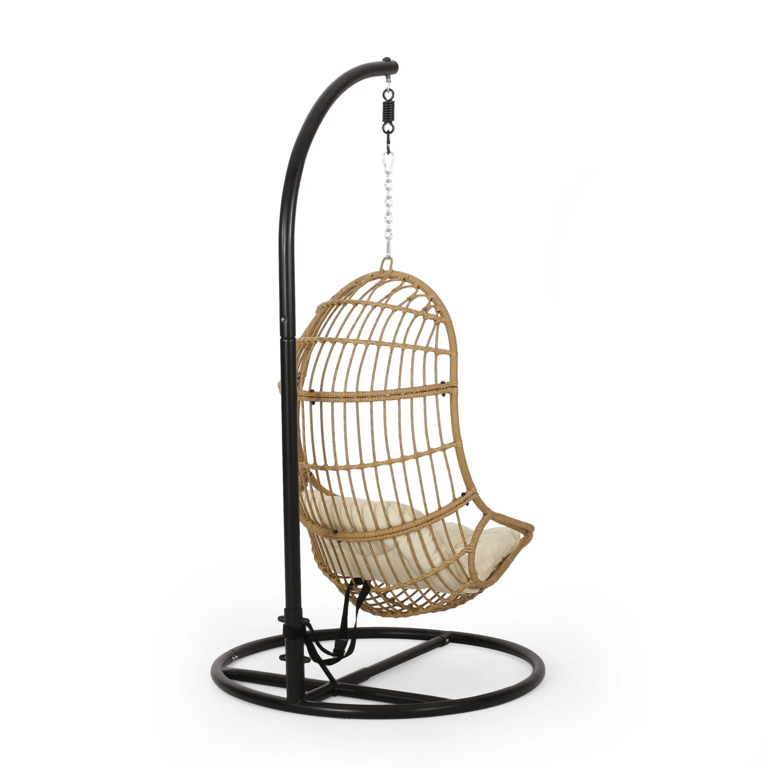 Outdoor Wicker Hanging Chair with Stand - NH925313