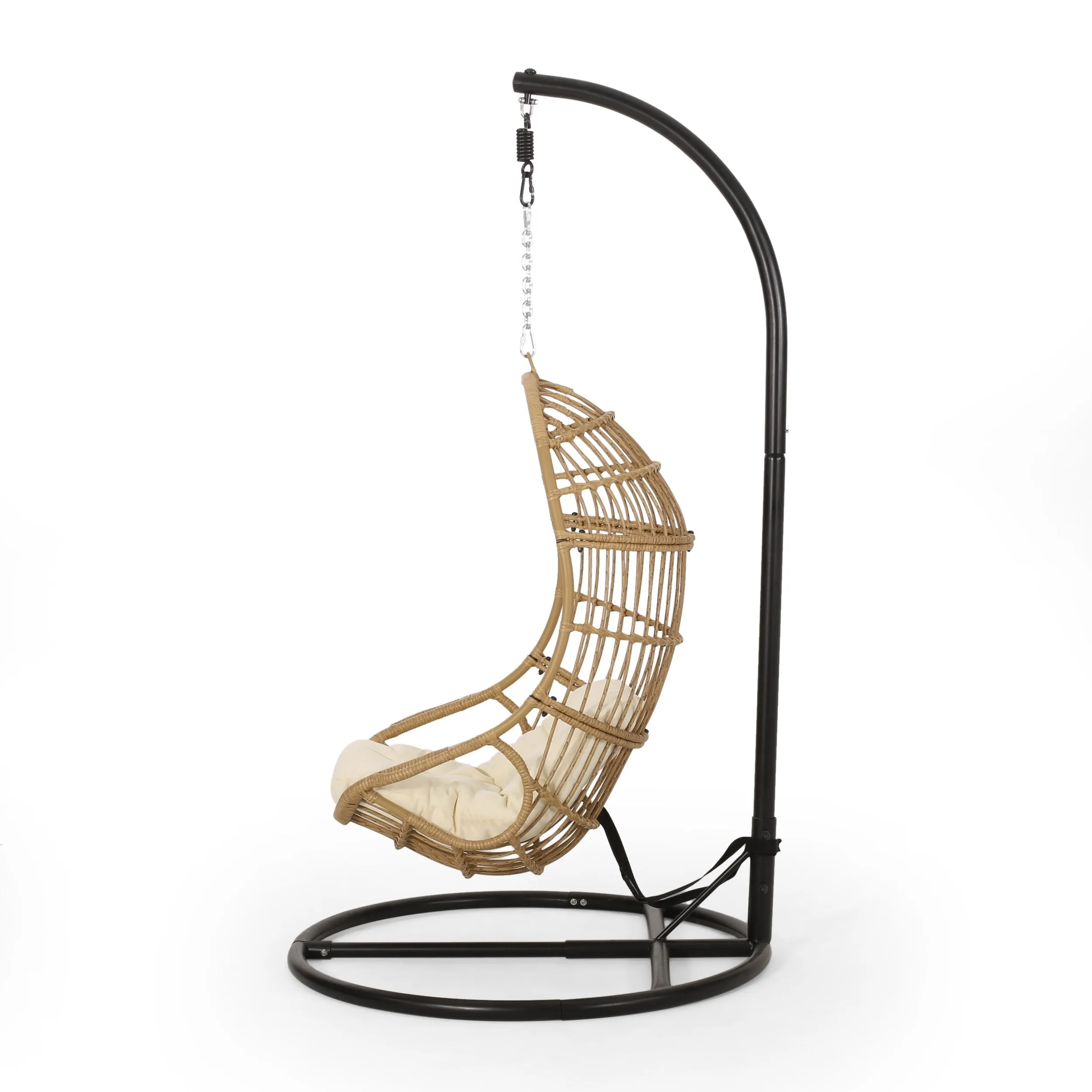 Outdoor Wicker Hanging Chair with Stand - NH925313