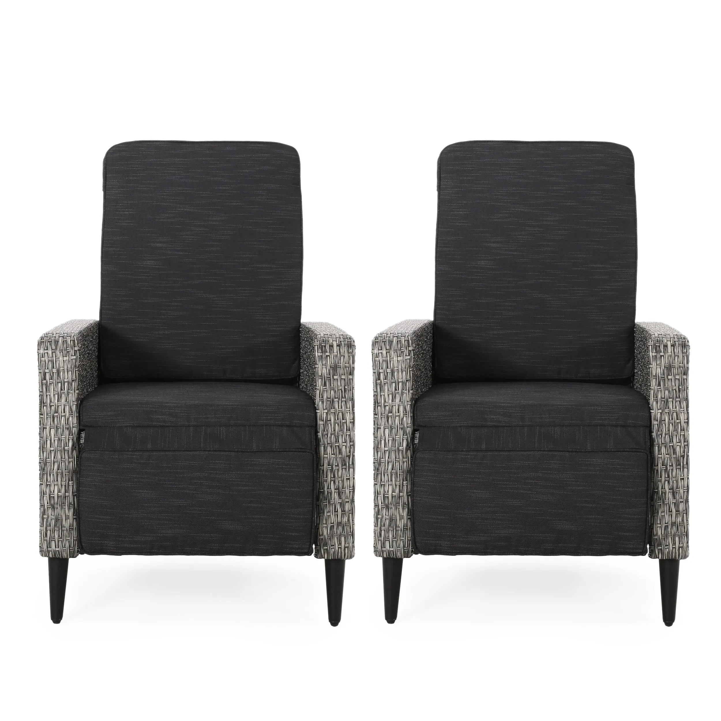 Outdoor Wicker Recliners, Set of 2 - NH509313 chandelier, pendant light