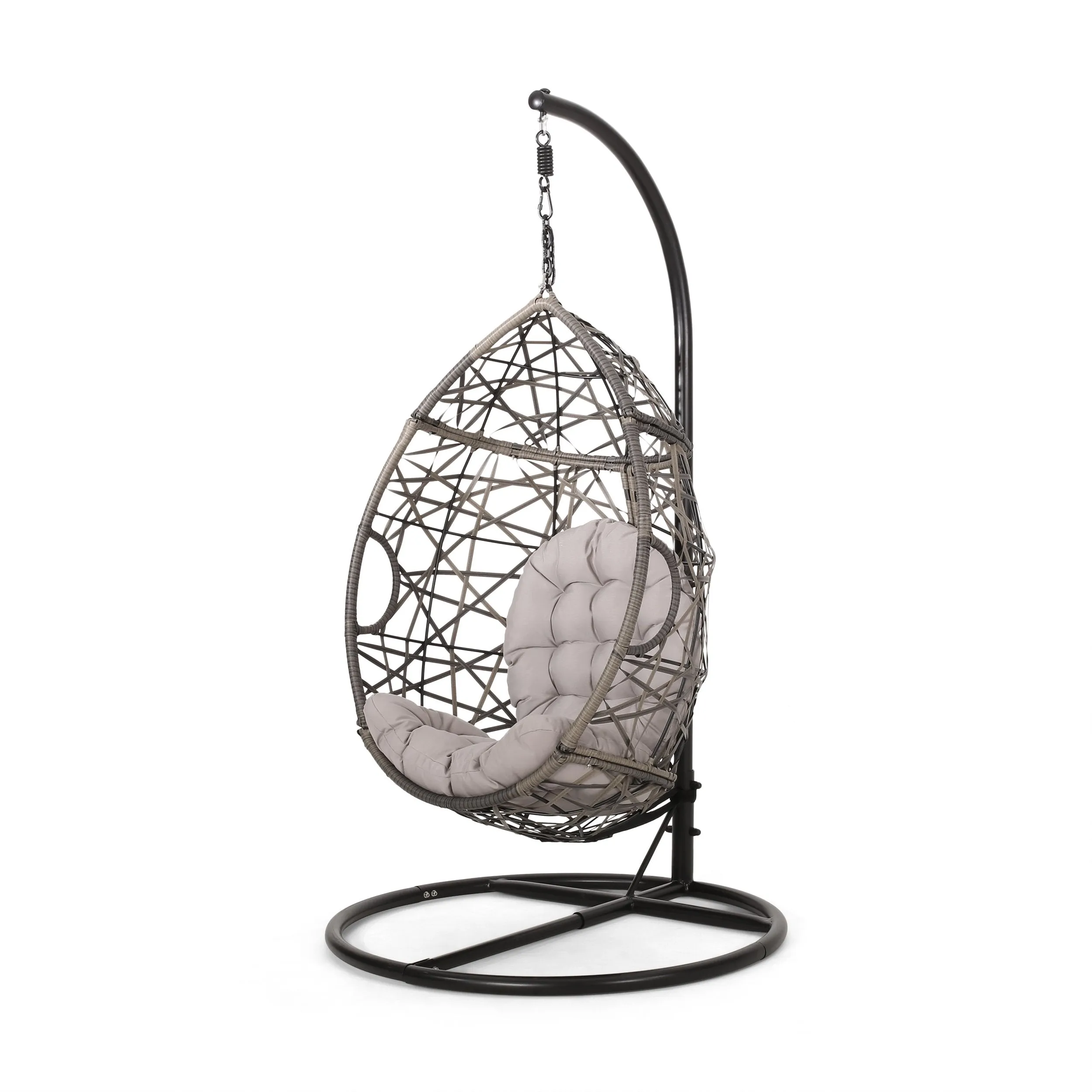 Outdoor Wicker Tear Drop Hanging Chair - NH951313 patio chairs, outdoor seating