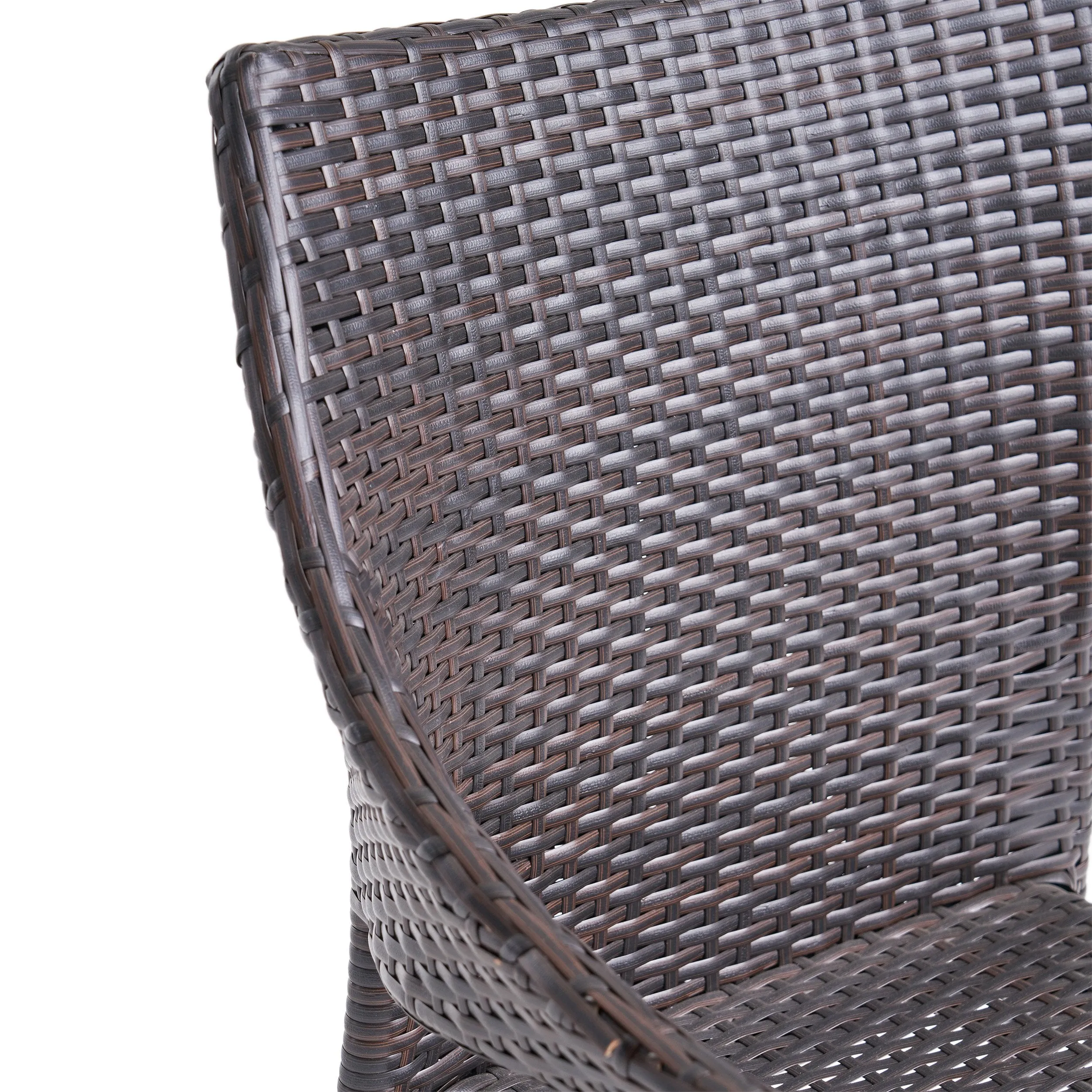 Outdoor Wood and Wicker 8 Seater Dining Set - NH546903