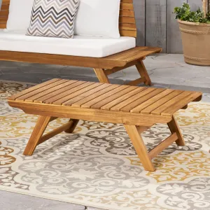 Outdoor Wooden Coffee Table - NH671903 patio chairs, outdoor seating