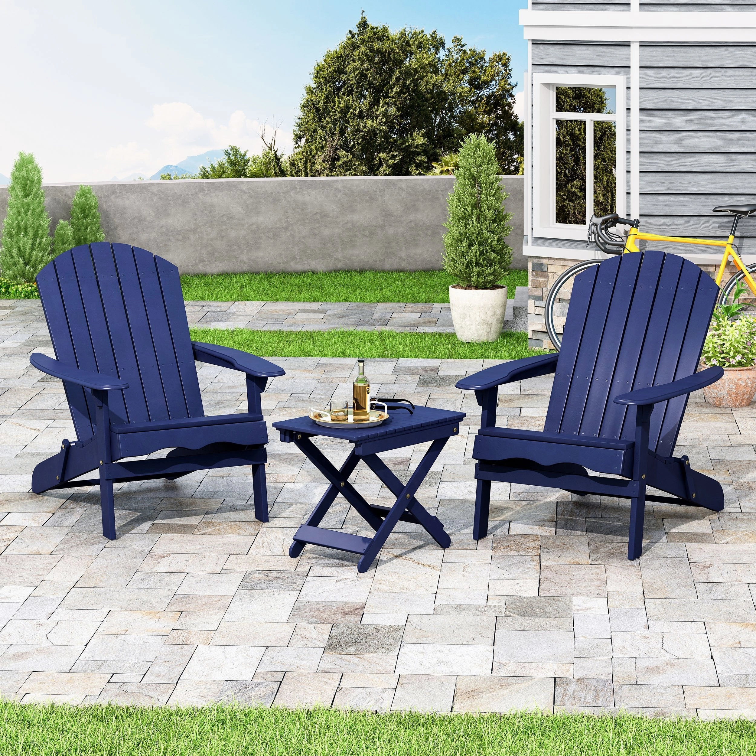 Outdoor 2 Seater Acacia Wood Chat Set - NH500313