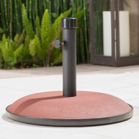 Outdoor 33 lbs Circular Concrete Umbrella Base - NH704003 cowhide rug, luxury rug