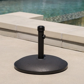 Outdoor 33 lbs Circular Concrete Umbrella Base - NH823932 cowhide rug, luxury rug