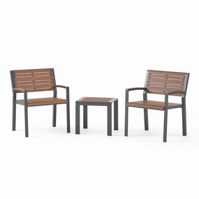 Outdoor 3 Piece Aluminum Chat Set - NH067313 clothes rack, garment rack