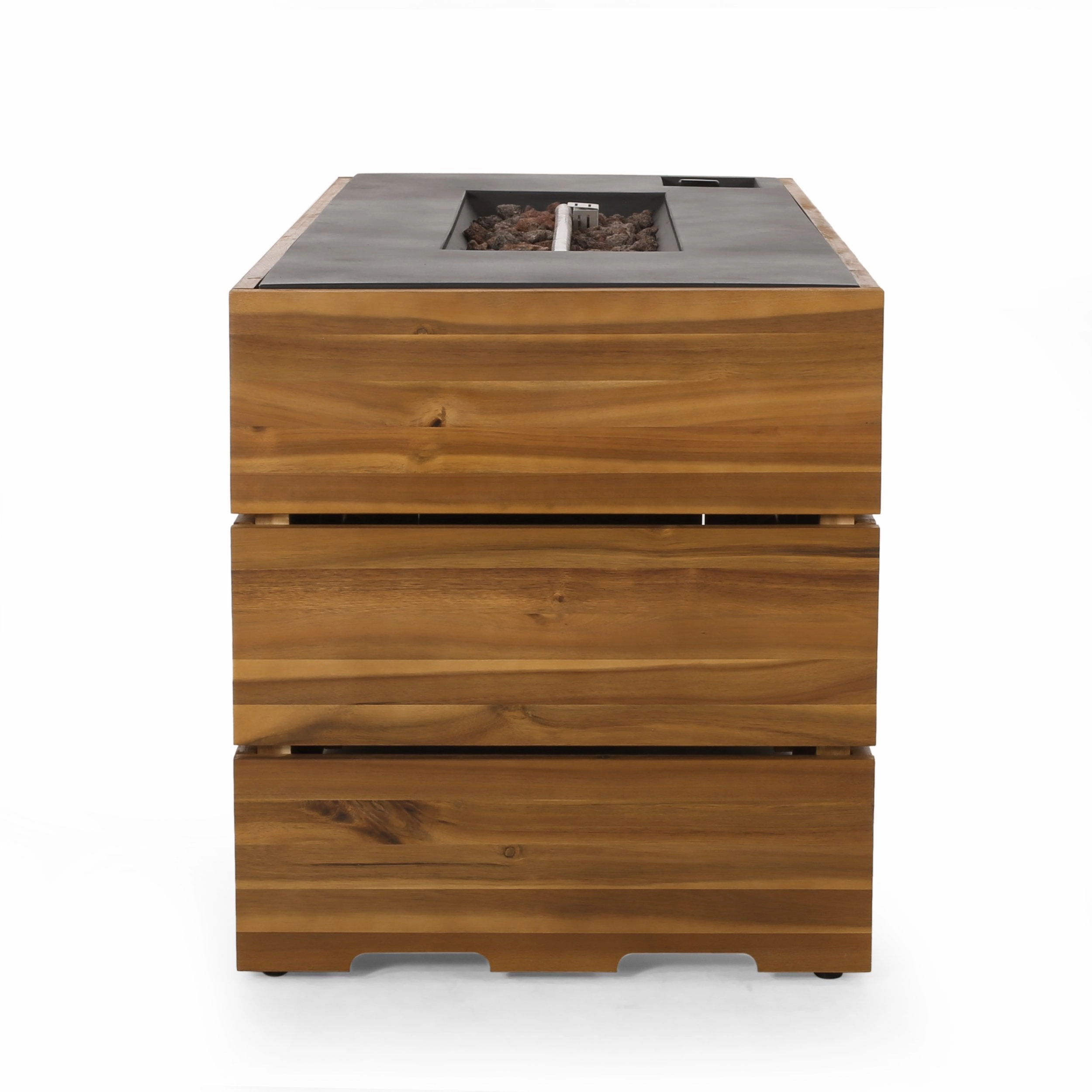 Outdoor 40,000 BTU Rectangle Fire Pit - NH570413