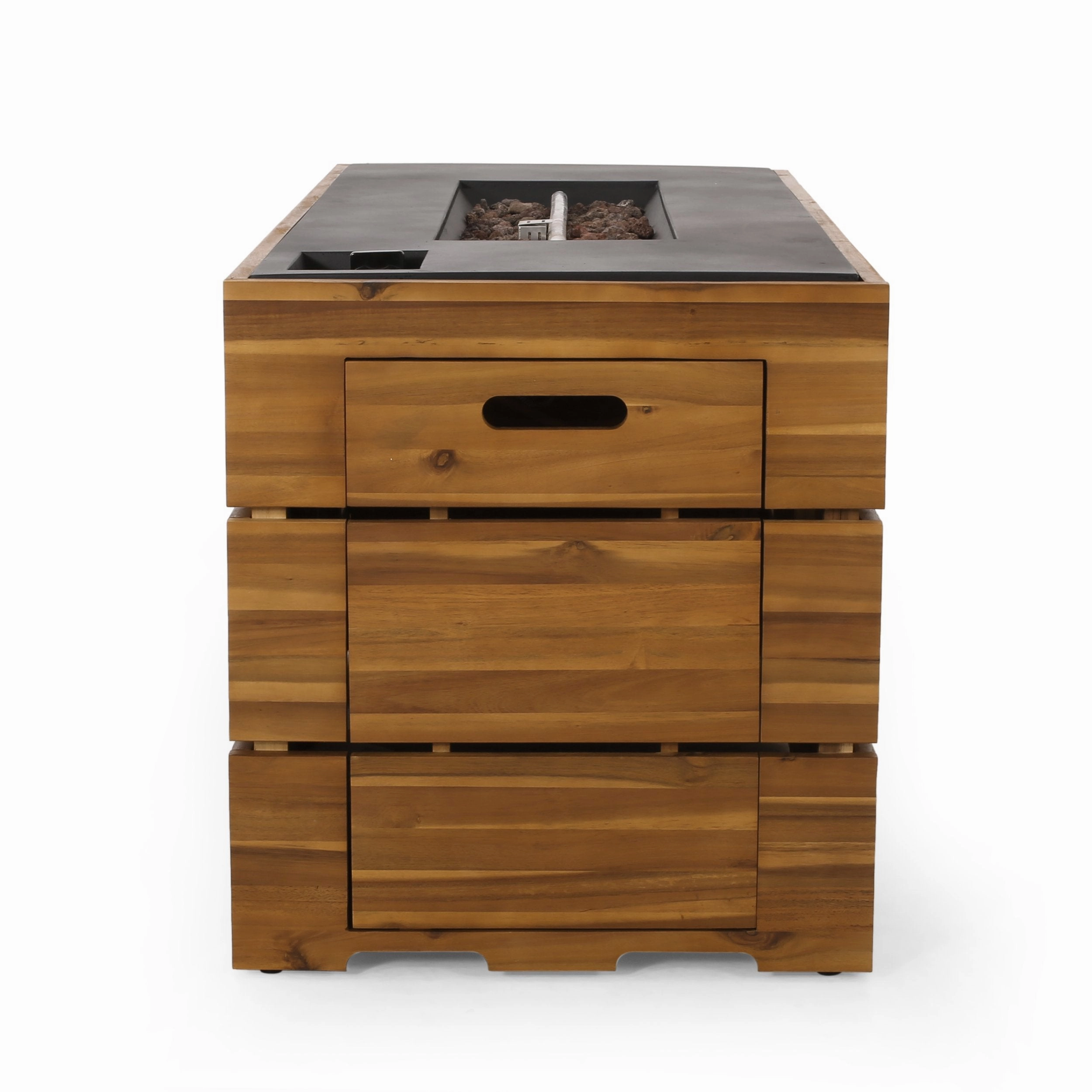 Outdoor 40,000 BTU Rectangle Fire Pit - NH570413