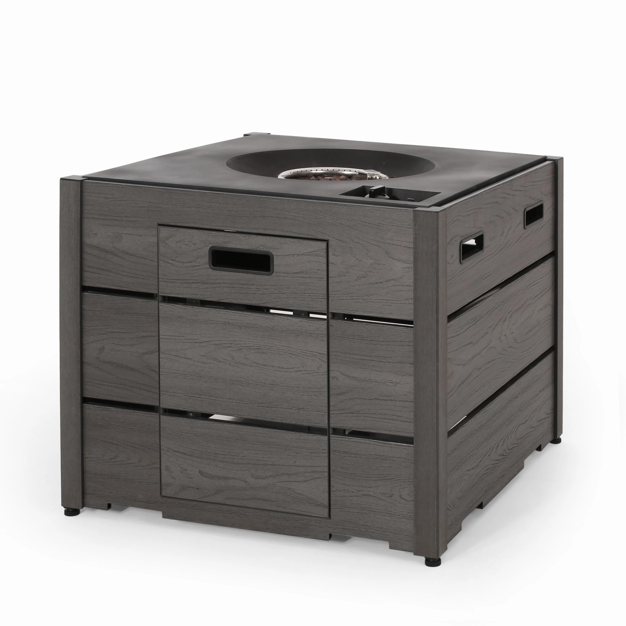Outdoor 40,000 BTU Square Fire Pit - NH672413