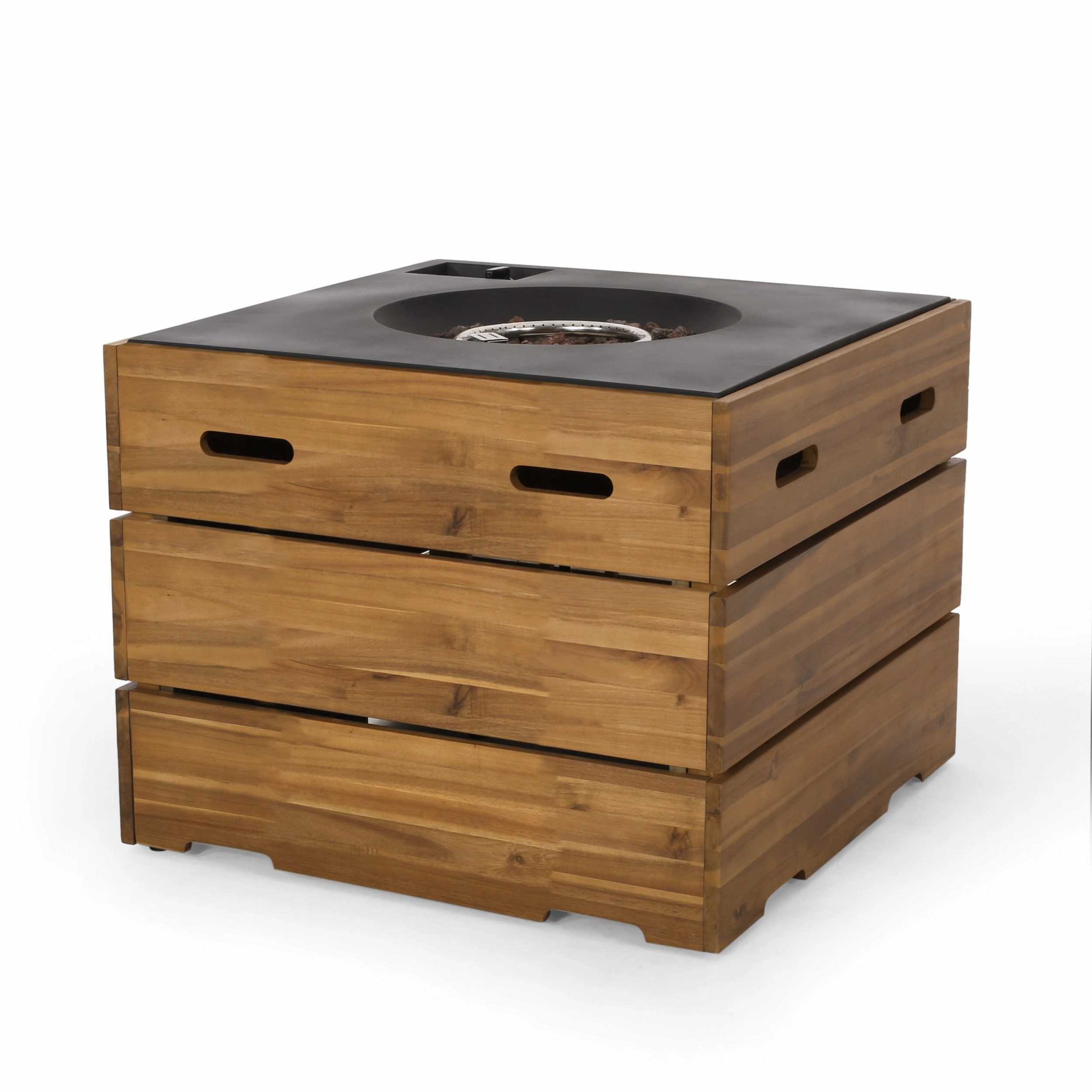 Outdoor 40,000 BTU Square Fire Pit - NH770413