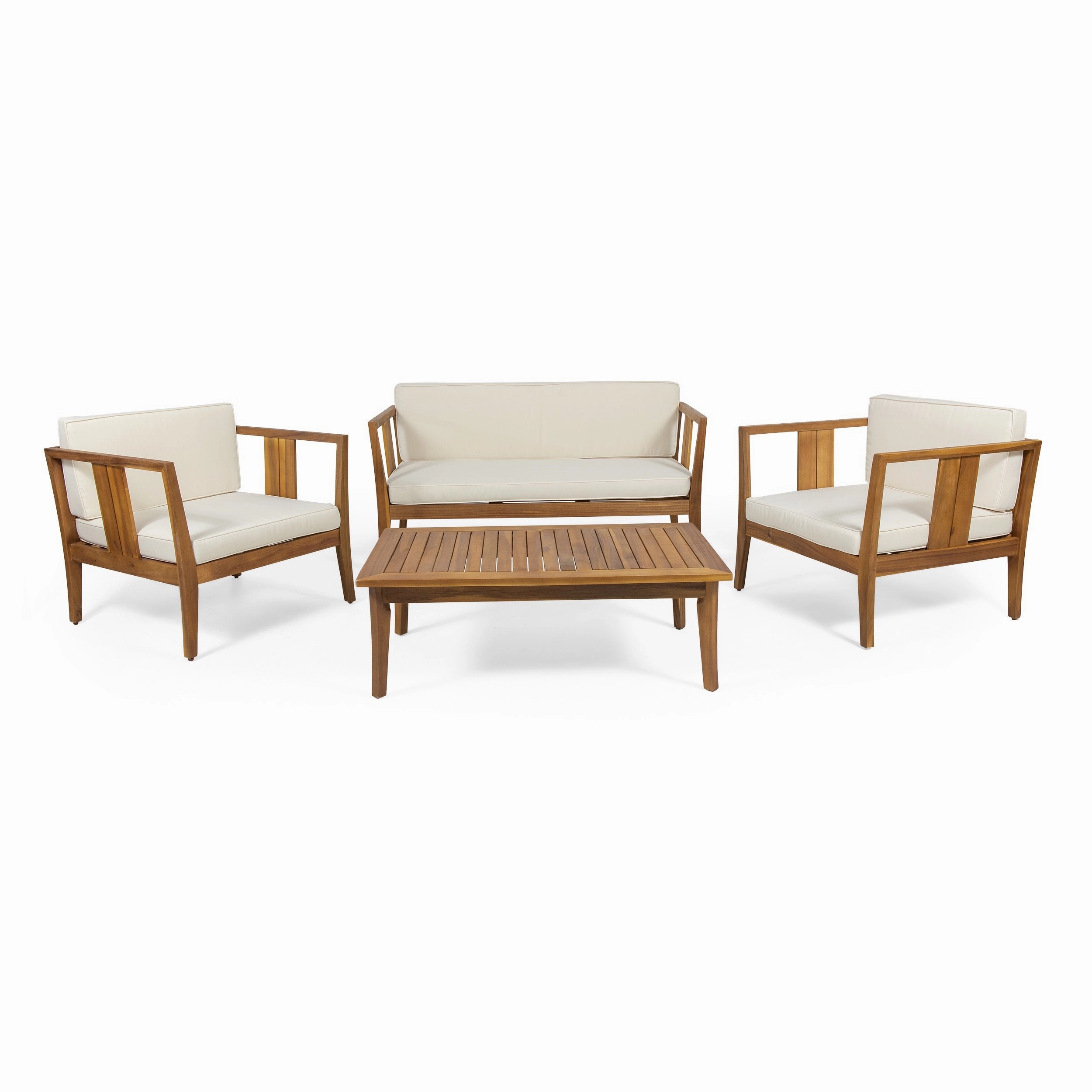 Outdoor 4 Seater Acacia Wood Chat Set - NH990313 clothes rack, garment rack