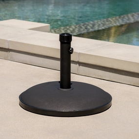 Outdoor 55 lbs Circular Concrete Umbrella Base - NH523932 cowhide rug, luxury rug