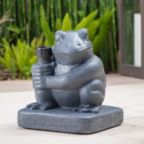 Outdoor 55lbs Green Frog Umbrella Base - NH614003 cowhide rug, luxury rug