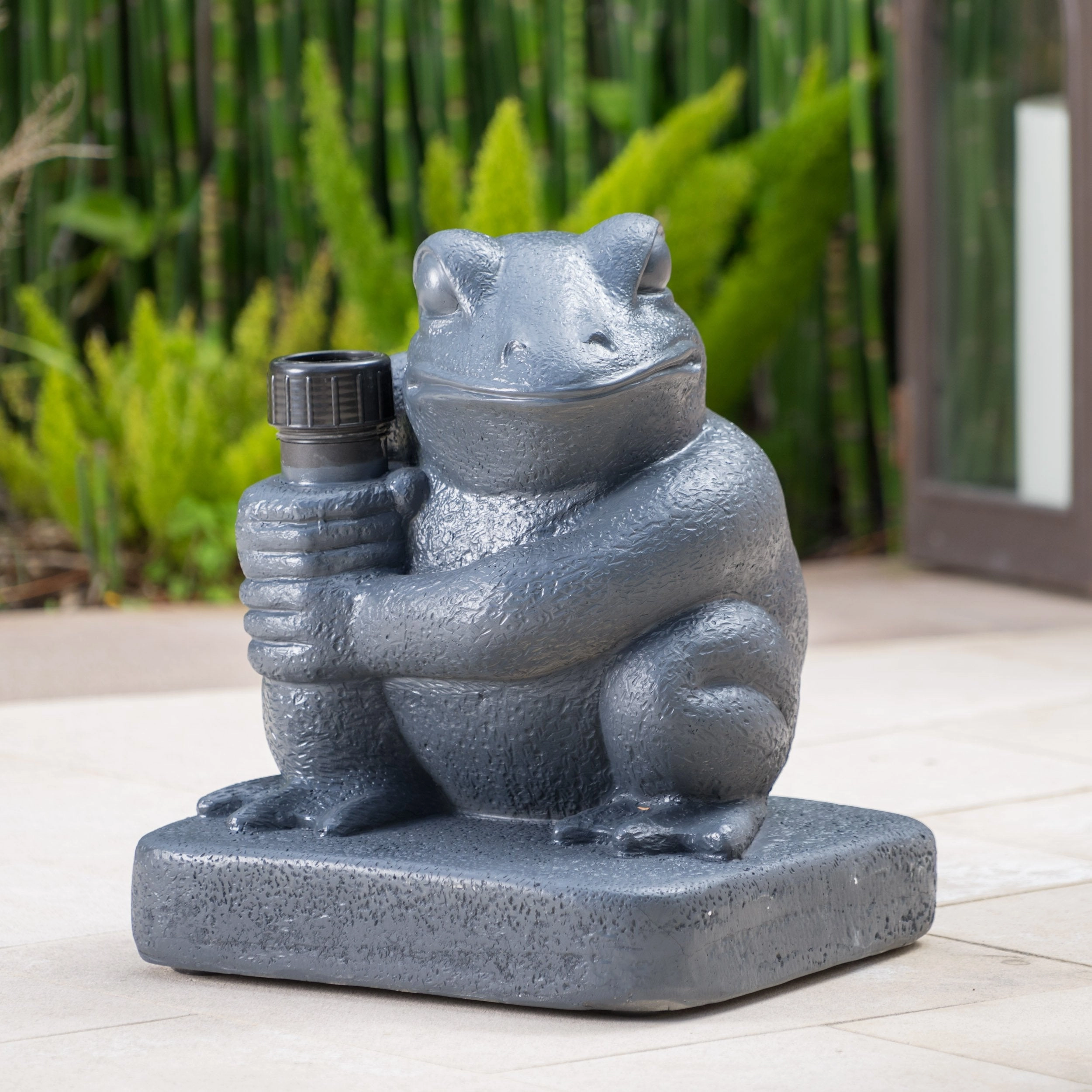 Outdoor 55lbs Green Frog Umbrella Base - NH614003 cowhide rug, luxury rug