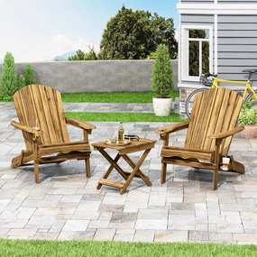 Outdoor Acacia Wood 2 Seater Folding Chat Set - NH358213 clothes rack, garment rack