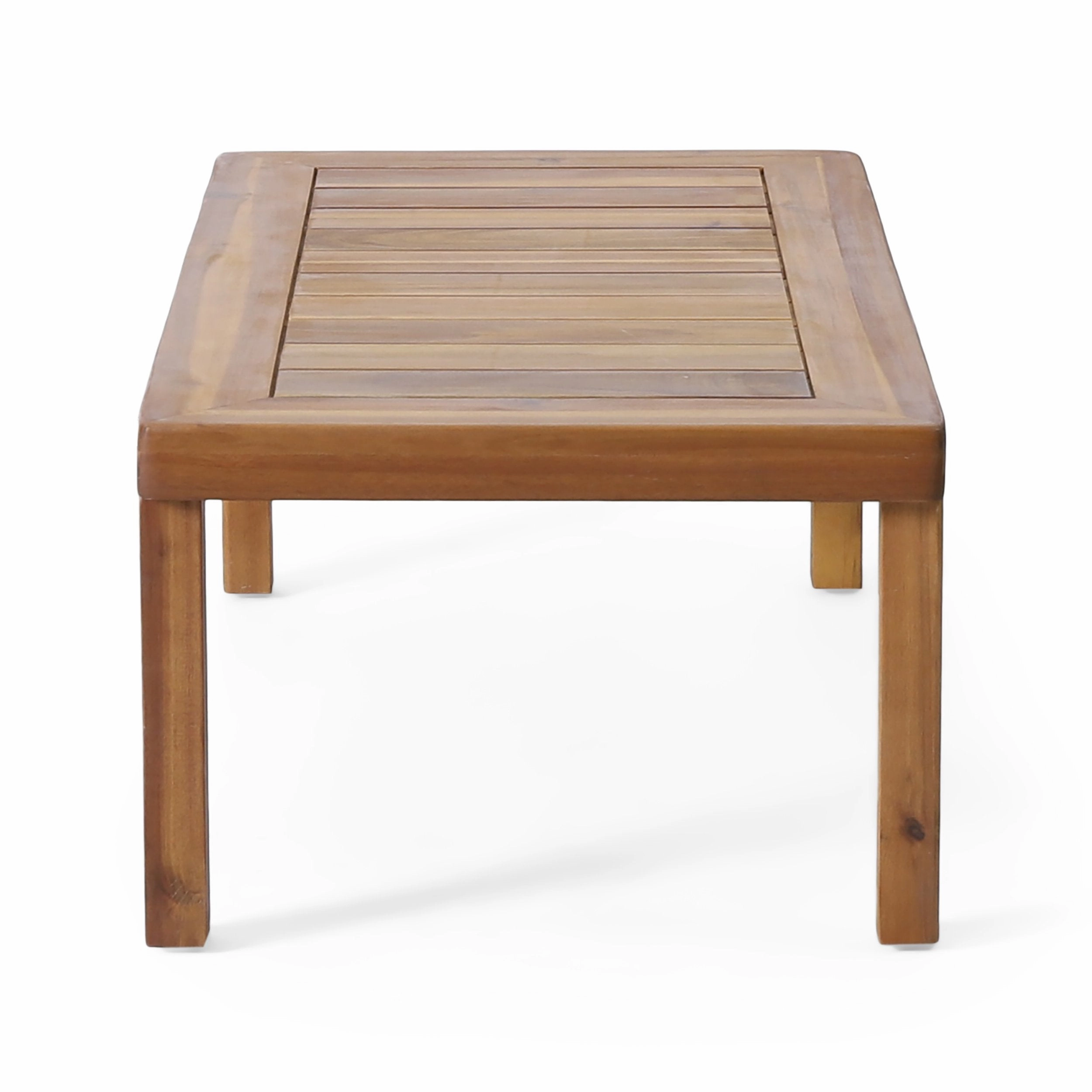 Outdoor Acacia Wood 4 Seater Chat Set with Cushions - NH150413