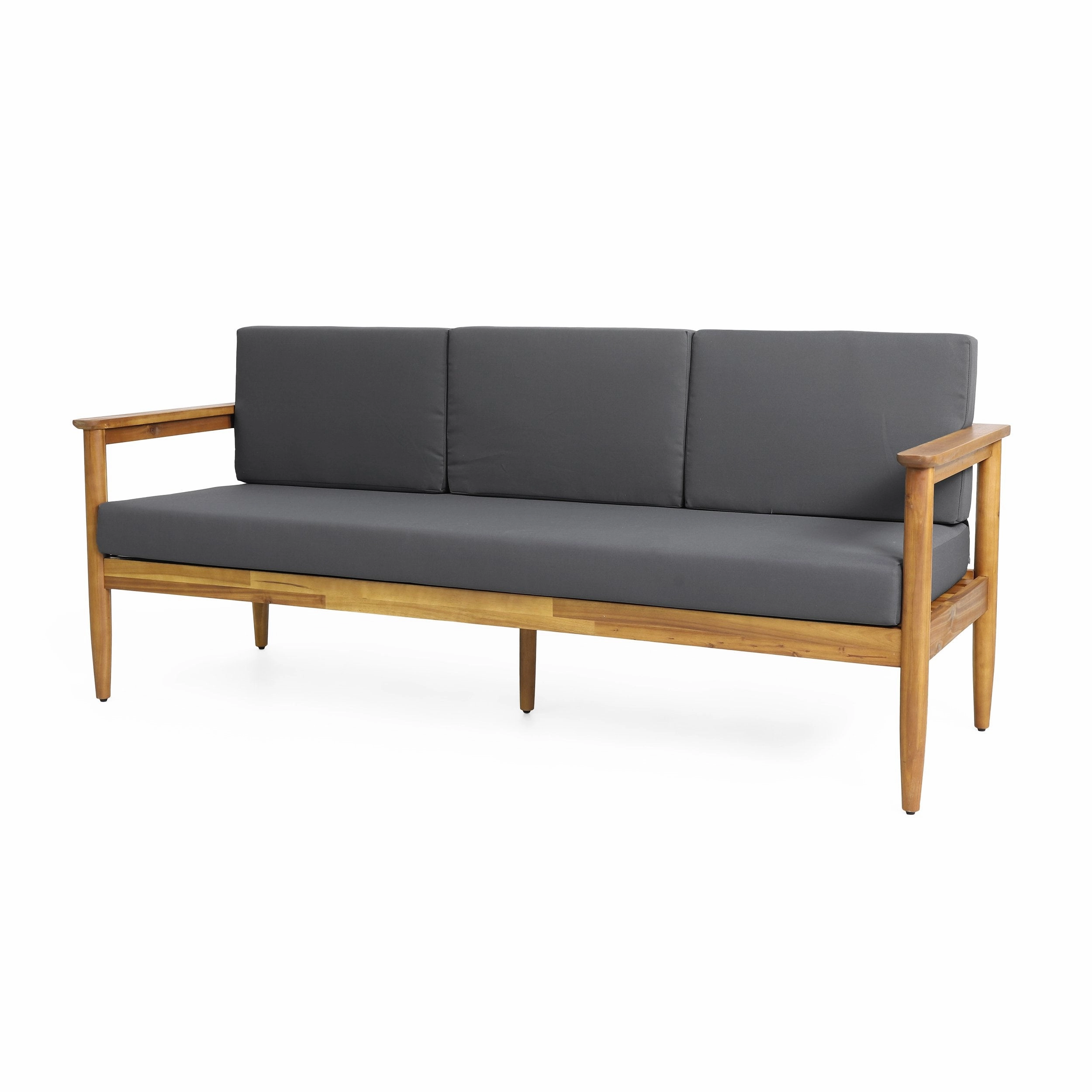 Outdoor Acacia Wood 8 Seater Chat Set - NH326313