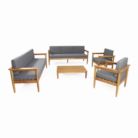 Outdoor Acacia Wood 8 Seater Chat Set - NH326313 clothes rack, garment rack