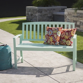 Outdoor Acacia Wood Bench - NH573203 stair tread rug, stair mat