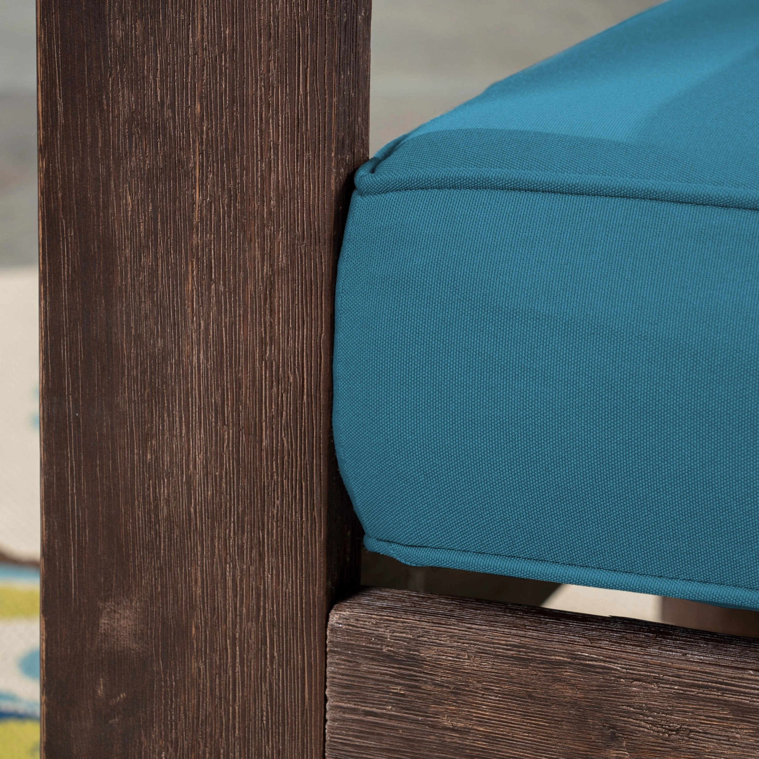 Outdoor Acacia Wood Club Chairs (Set of 4) - NH263603