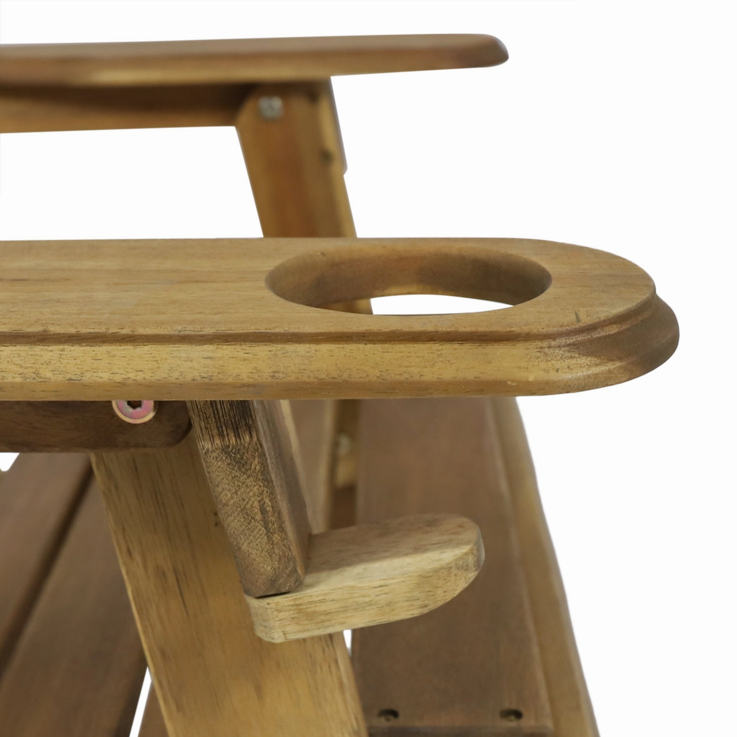 Outdoor Acacia Wood Folding Adirondack Chair - NH348213