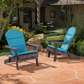 Outdoor Acacia Wood Folding Adirondack Chairs with Cushions - NH136403 chandelier, pendant light