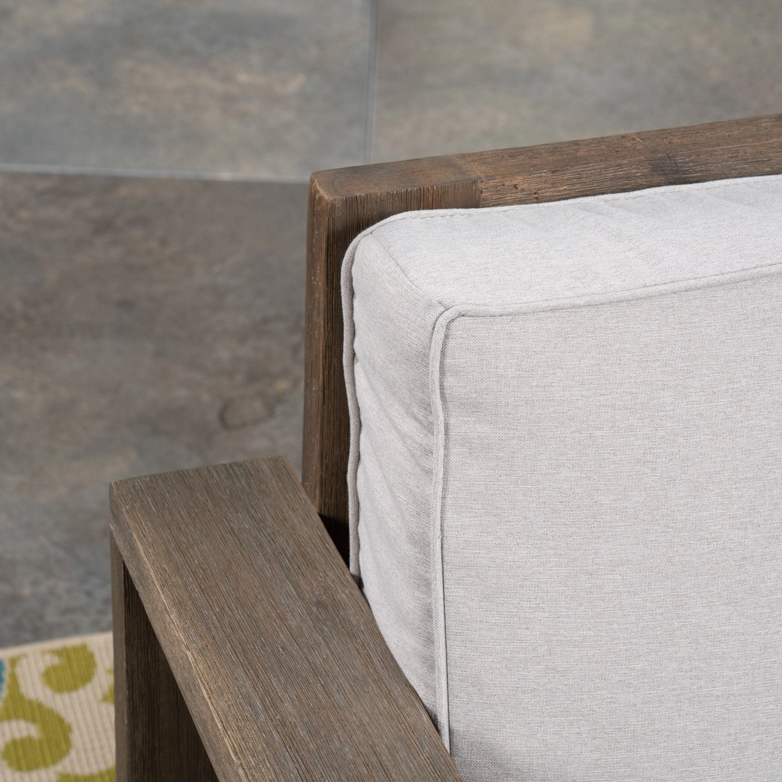 Outdoor Acacia Wood Loveseat - NH173603
