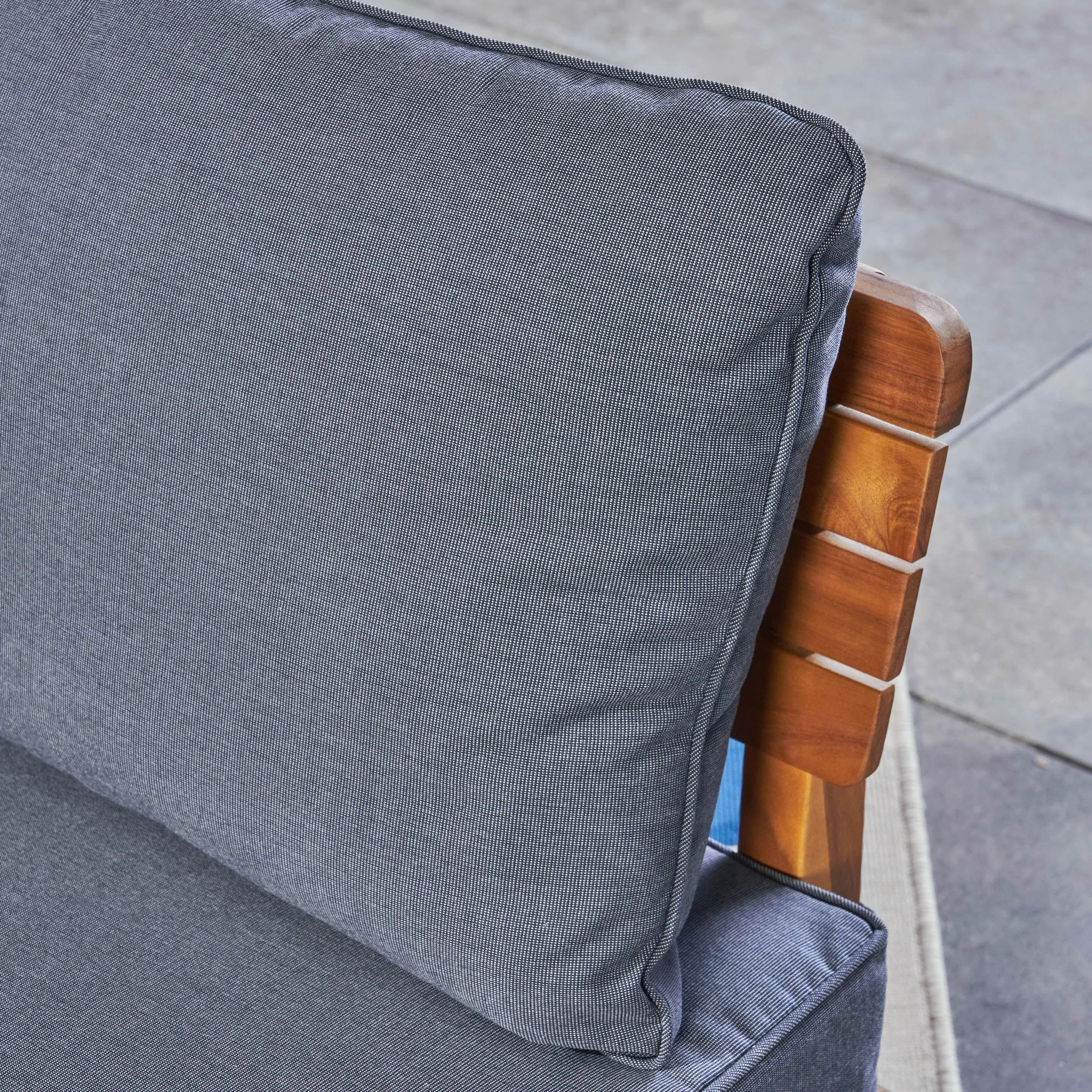 Outdoor Acacia Wood Loveseat - NH424603