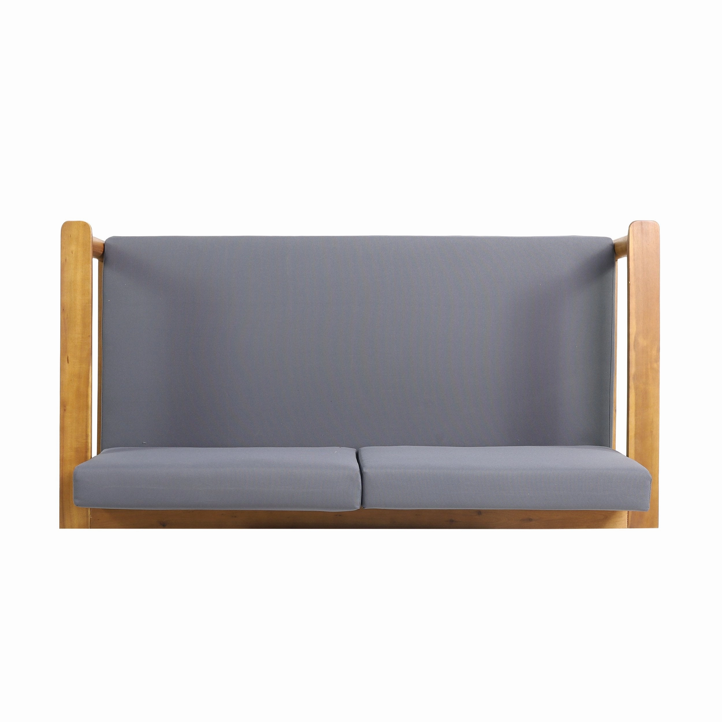 Outdoor Acacia Wood Loveseat - NH775313