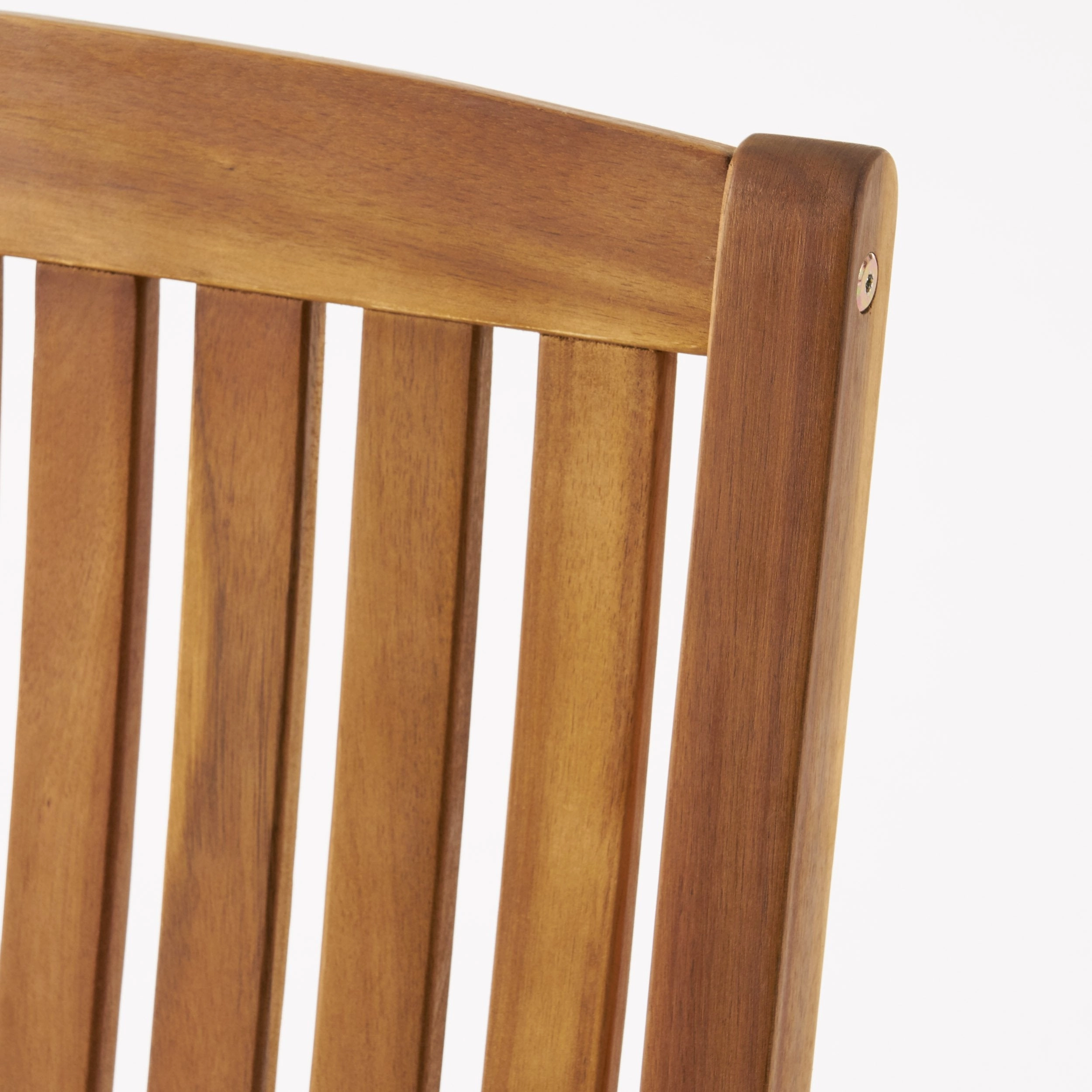Outdoor Acacia Wood Rocking Chair and Side Table Set - NH407903