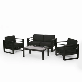 Outdoor Aluminum 4 Seater Chat Set - NH585313 clothes rack, garment rack