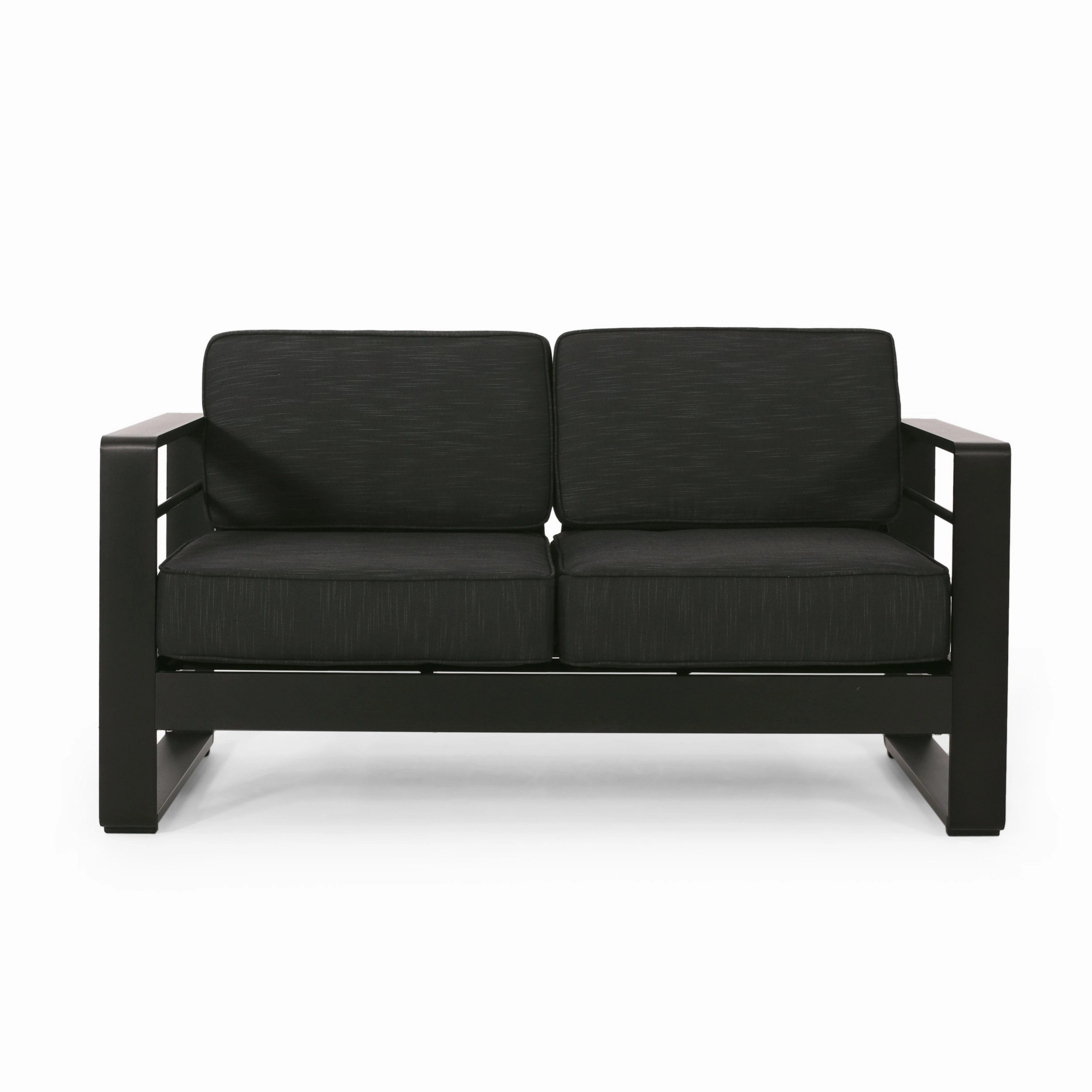 Outdoor Aluminum 4 Seater Chat Set with Fire Pit - NH785313