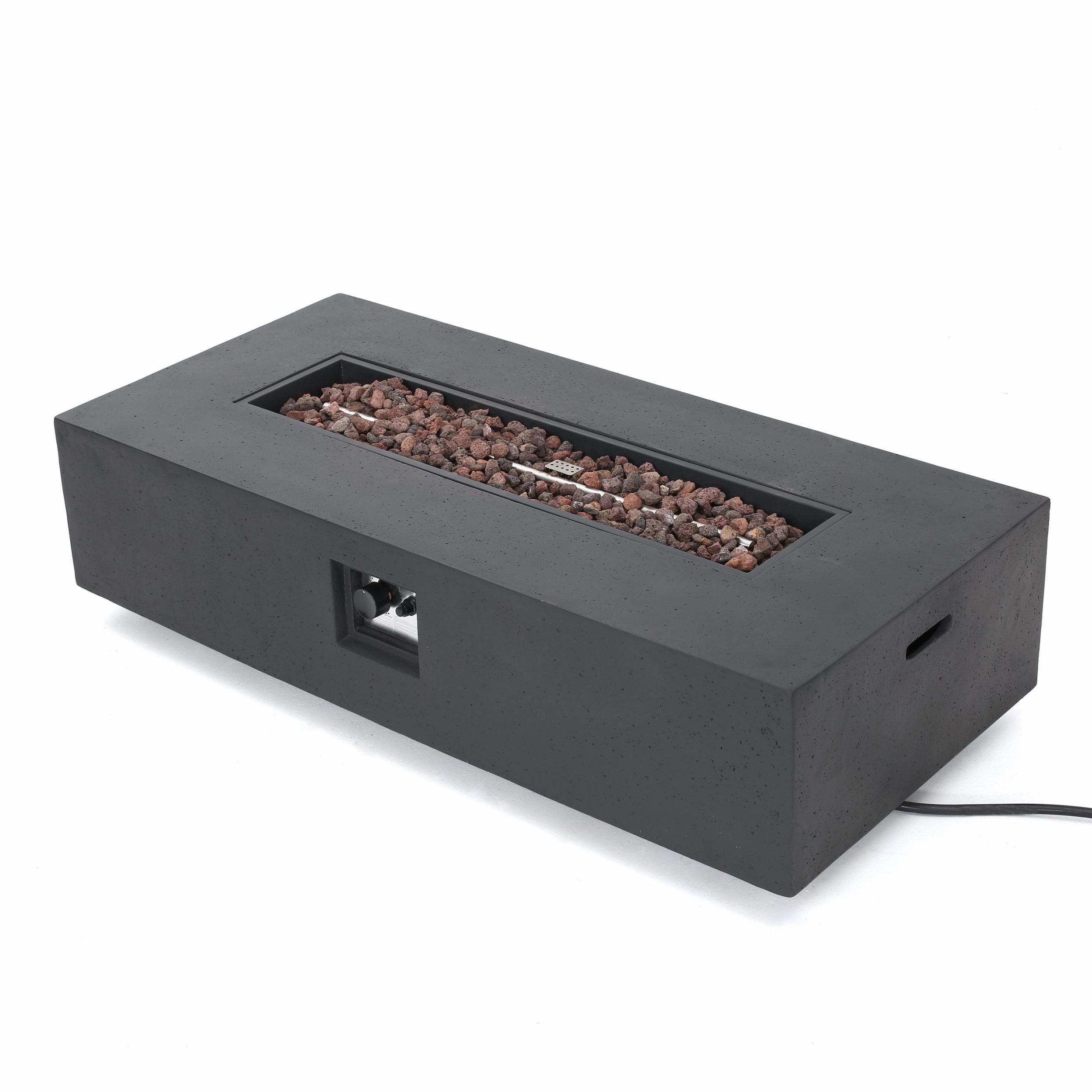 Outdoor Aluminum 4 Seater Chat Set with Fire Pit - NH785313