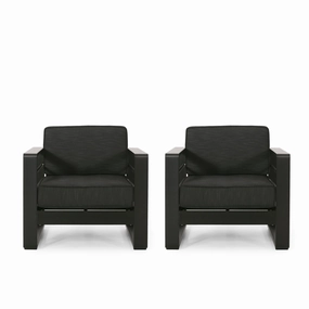 Outdoor Aluminum Club Chairs (Set of 2) - NH285313 chandelier, pendant light