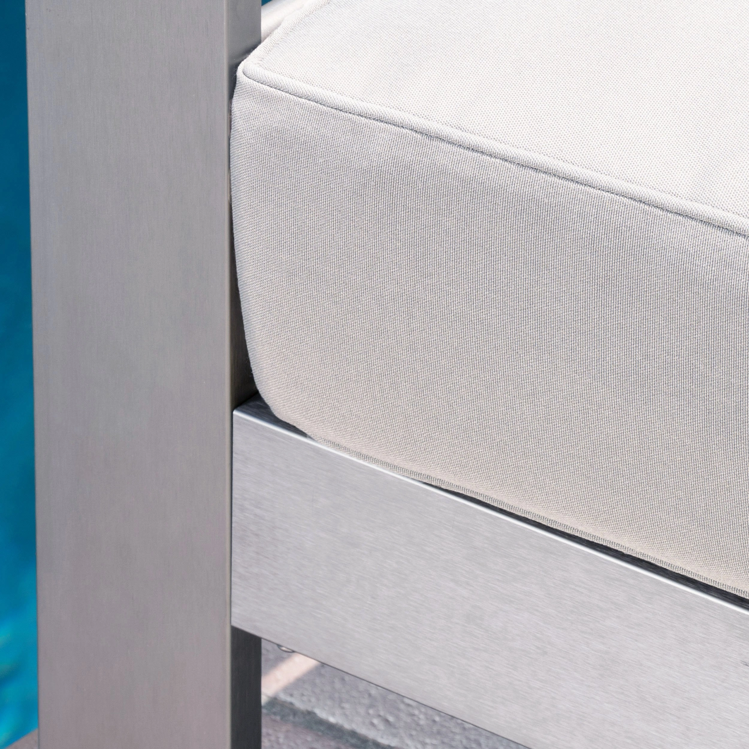 Outdoor Aluminum Club Chairs with Cushions (Set of 4) - NH953403