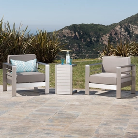 Outdoor Aluminum Club Chairs with Side Table - NH674003 clothes rack, garment rack
