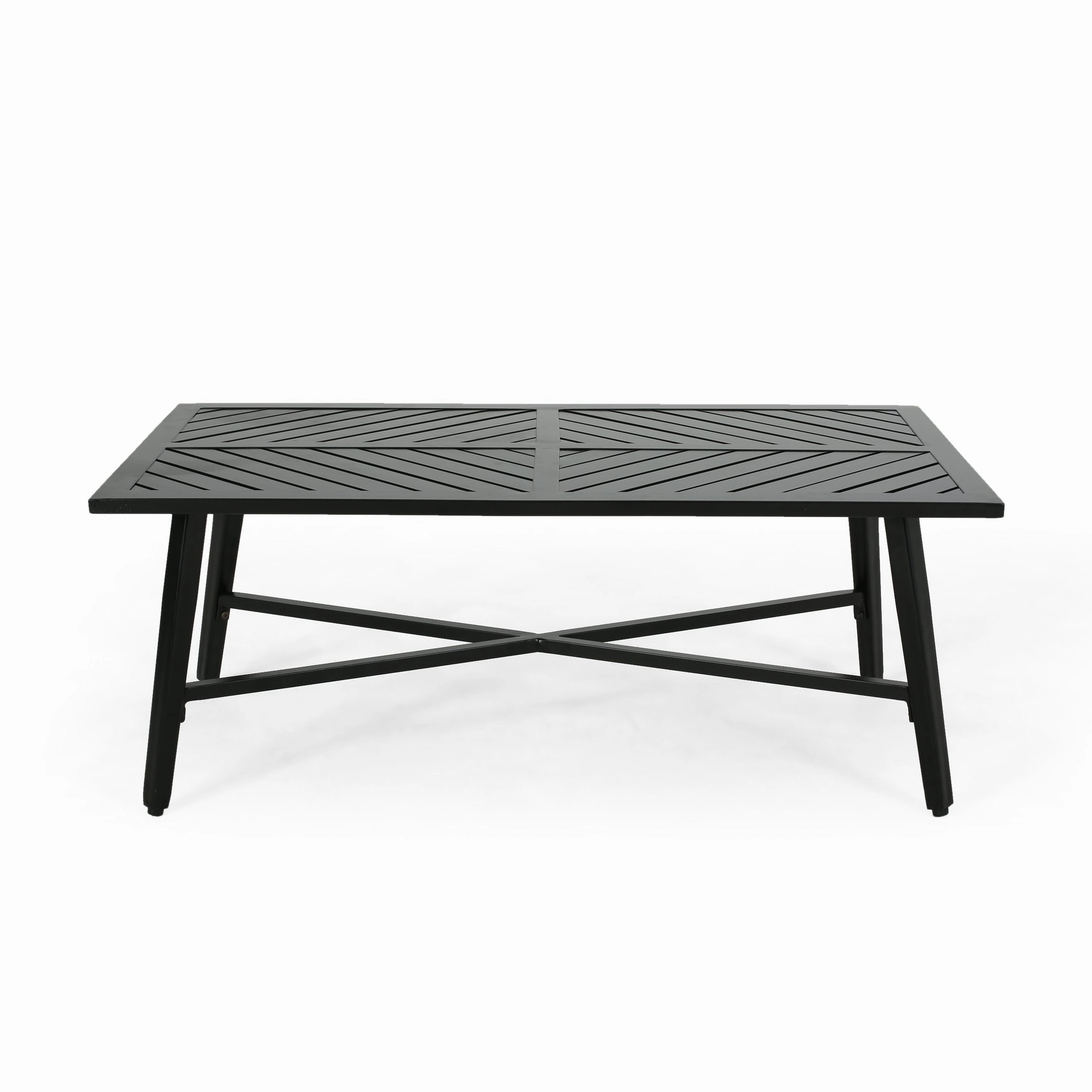 Outdoor Aluminum Loveseat and Coffee Table Set - NH153803