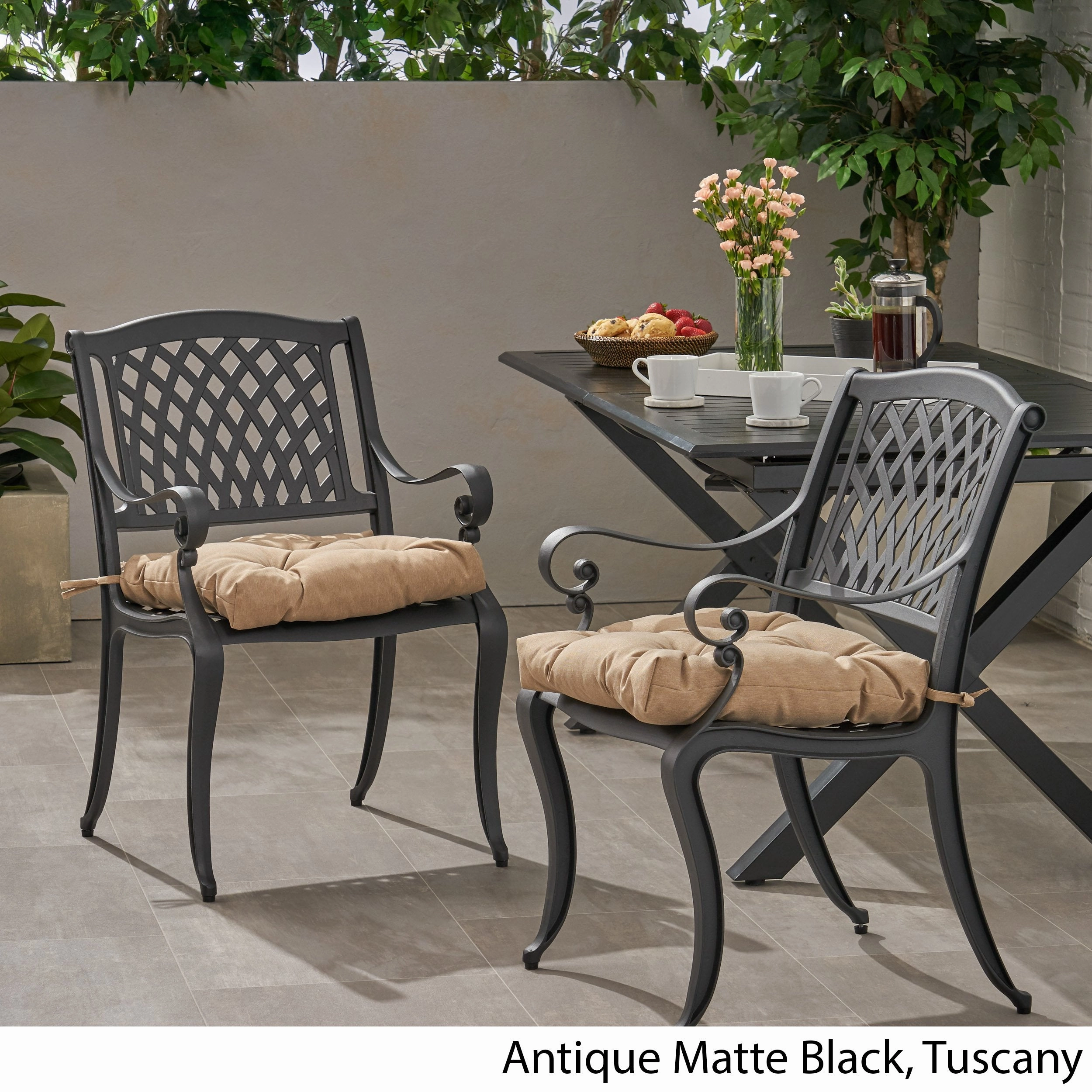 Outdoor Dining Chair with Cushion (Set of 2) - NH811013