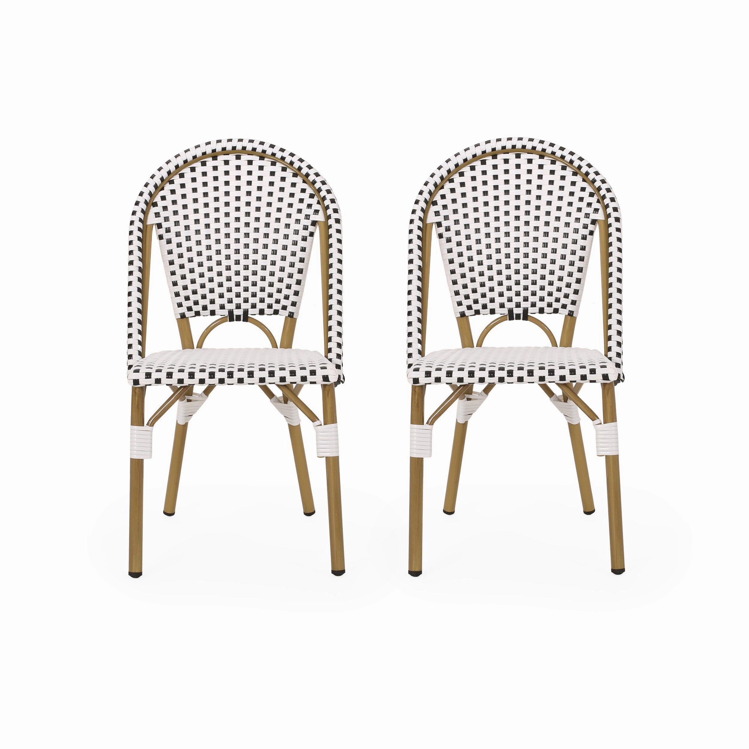 Outdoor French Bistro Chair (Set of 2) - NH152313 chandelier, pendant light